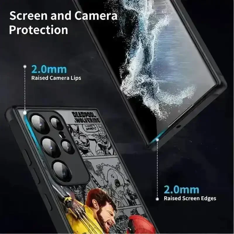 MRVL Deadpool & Wolverine Matte Phone Case (For Samsung) - Image 8