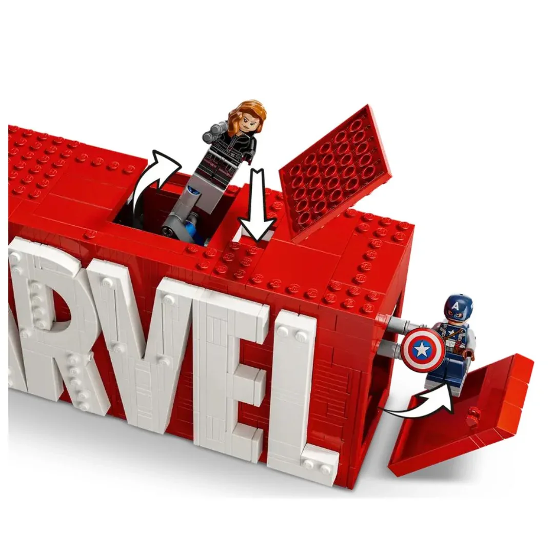 Marvel Logo with Figures Building Blocks (931 Pcs) - Image 3