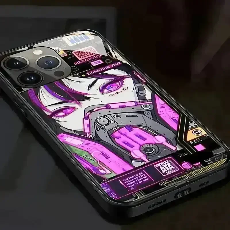 Masked Girl Glow Voice Controlled Cover (For iPhone) - Image 5