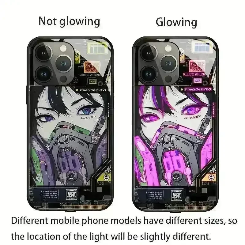 Masked Girl Glow Voice Controlled Cover (For iPhone) - Image 6