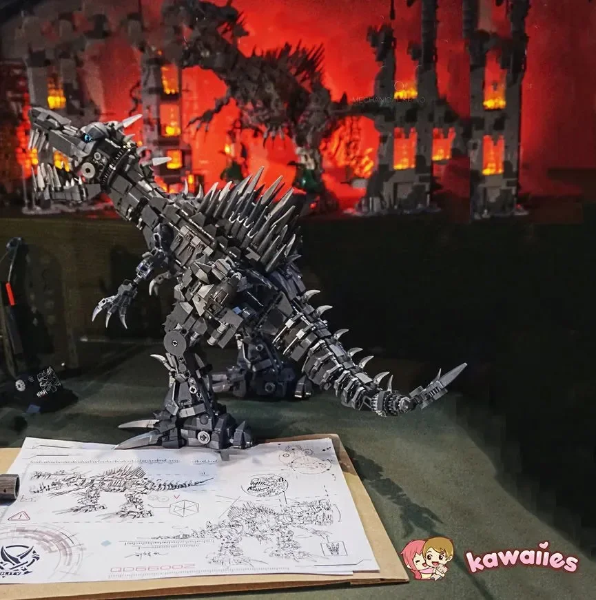 Mech Colossal Spinosaurus Dinosaur Building Set - Image 16