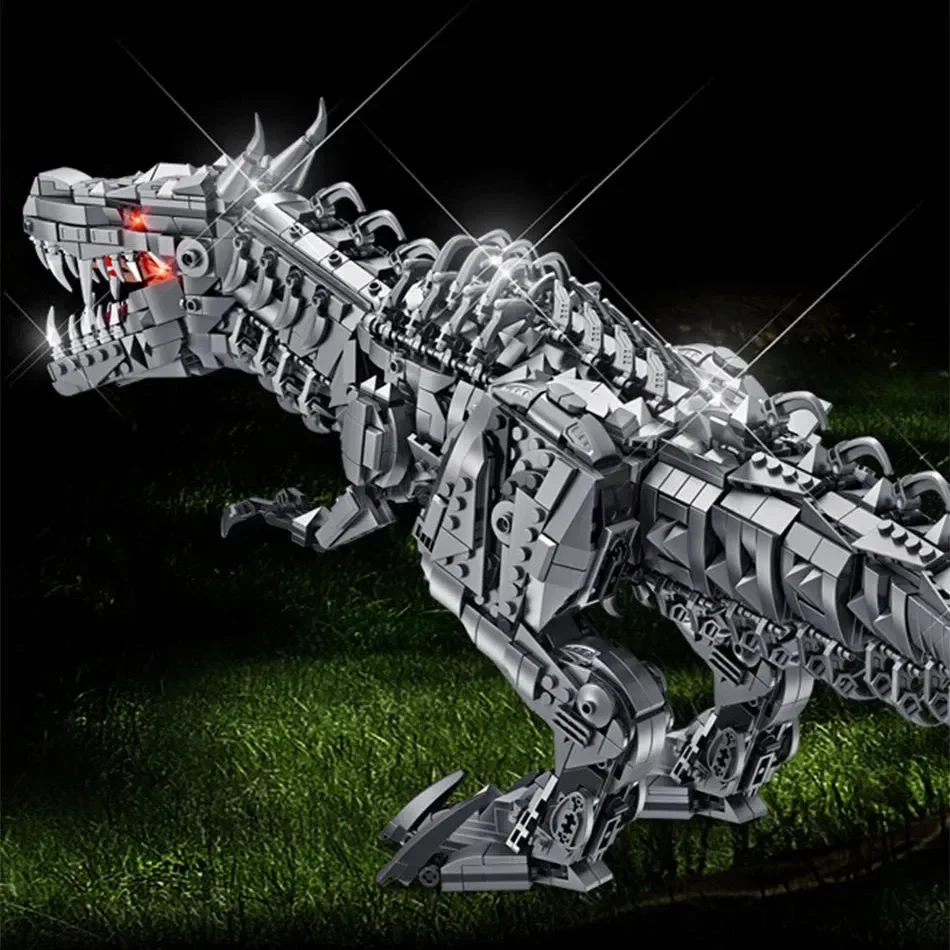 Mechanical Colossal T-Rex Dinosaur Building Set - Image 19