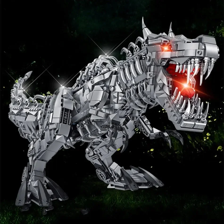 Mechanical Colossal T-Rex Dinosaur Building Set - Image 4