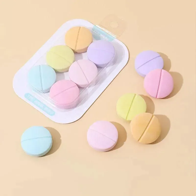 Medicine Pill Eraser (Set of 6)