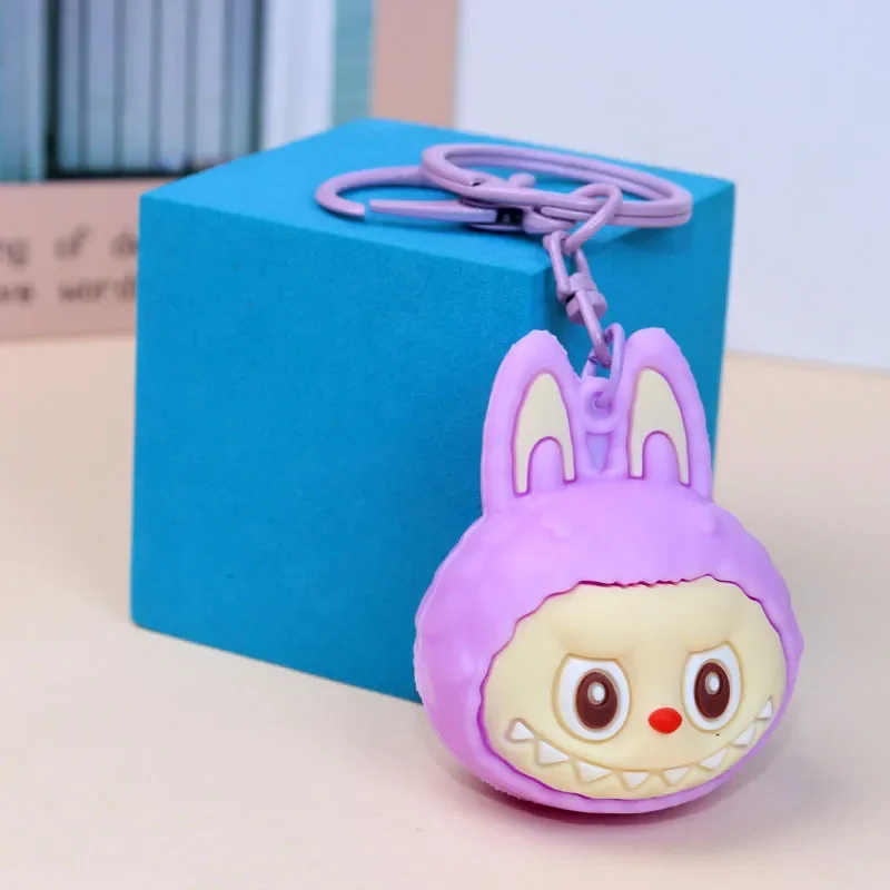 Mega Head Labubu Silicone Keychain - Image 10