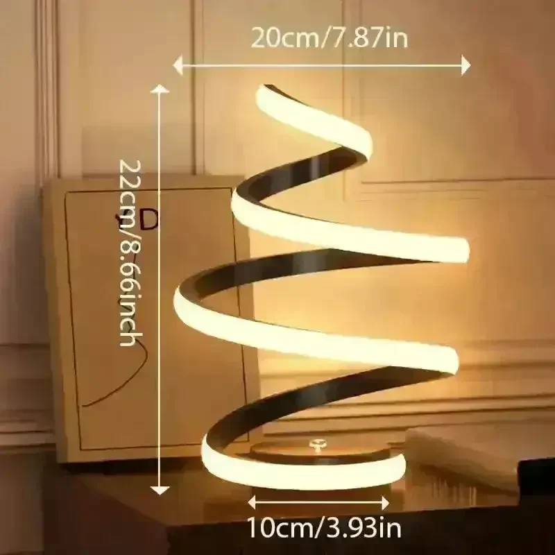 Mesmerizing Spiral LED Desk Lamp - Image 5