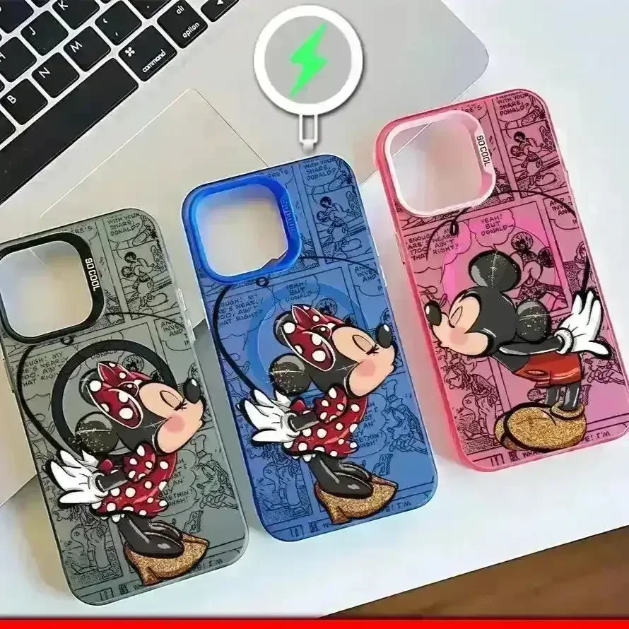 Mickey and Minnie Couple MagSafe Phone Case (For iPhone) - Image 2