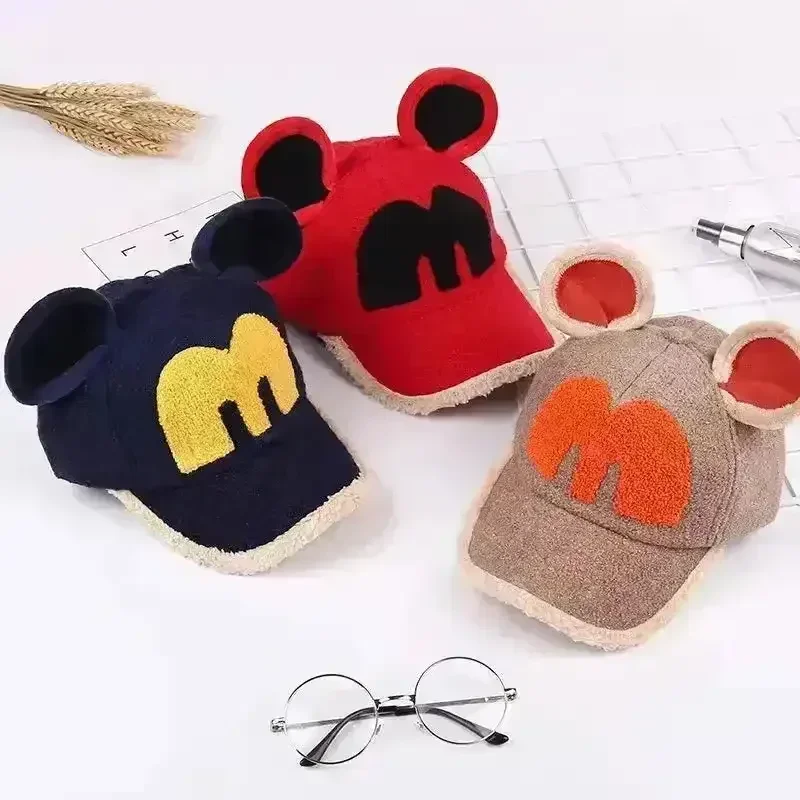 Mickey Mouse Fur Cap