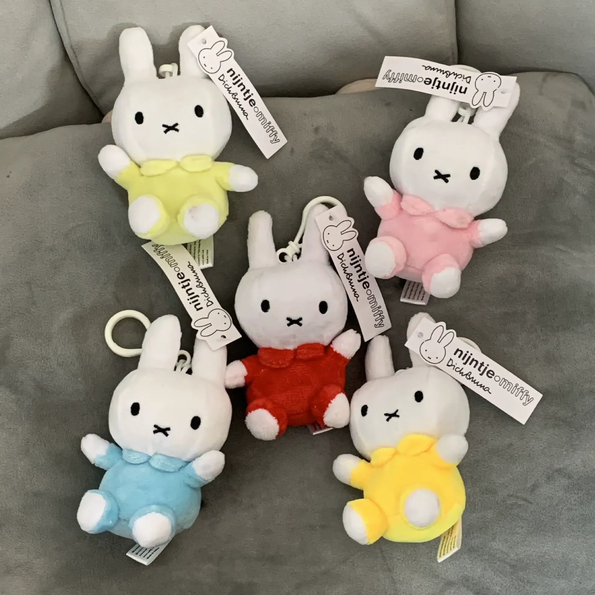 Miffy Kawaii Mirth Plush Keychain - Image 2
