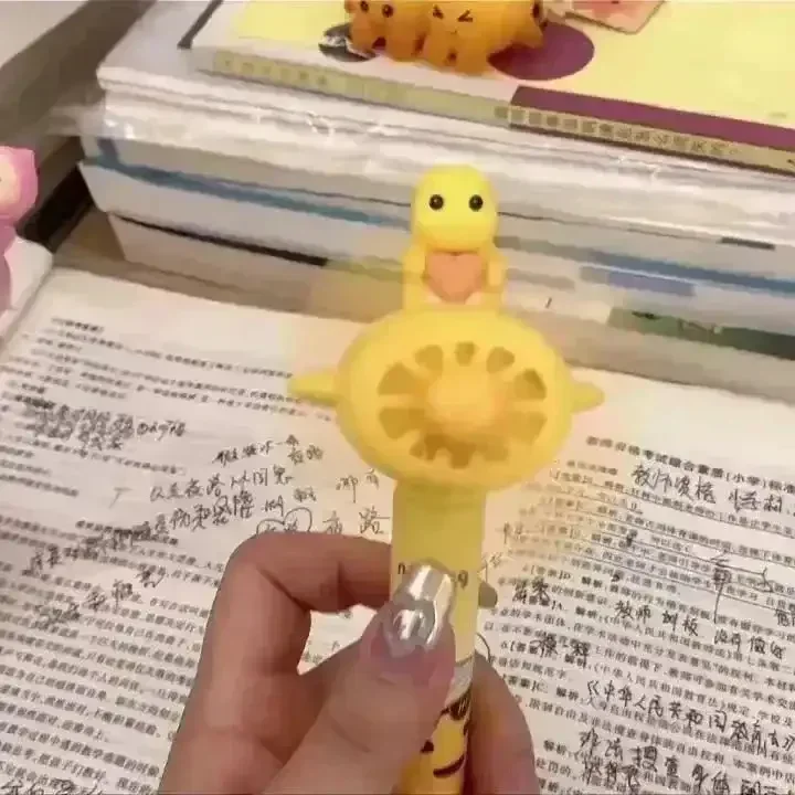 Milk Dragon Kawaii Handheld Fan Pen