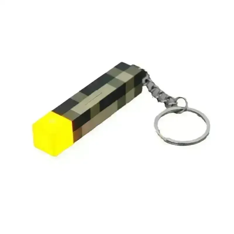 Minecraft Brownstone Torch & Blue Ore Keychain - Image 17