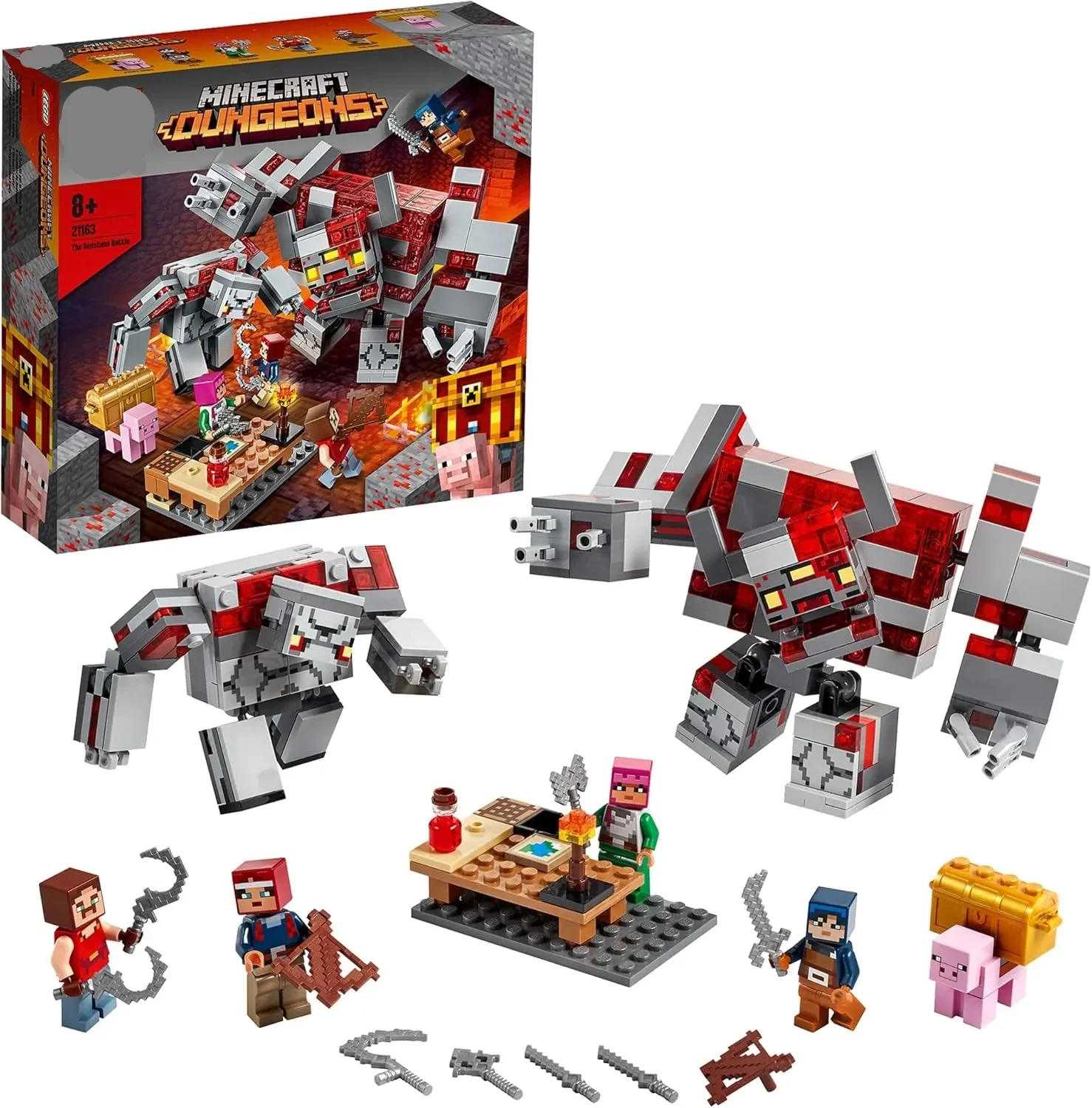 Minecraft Dungeons Redstone Battle Blocks (504 Pcs)