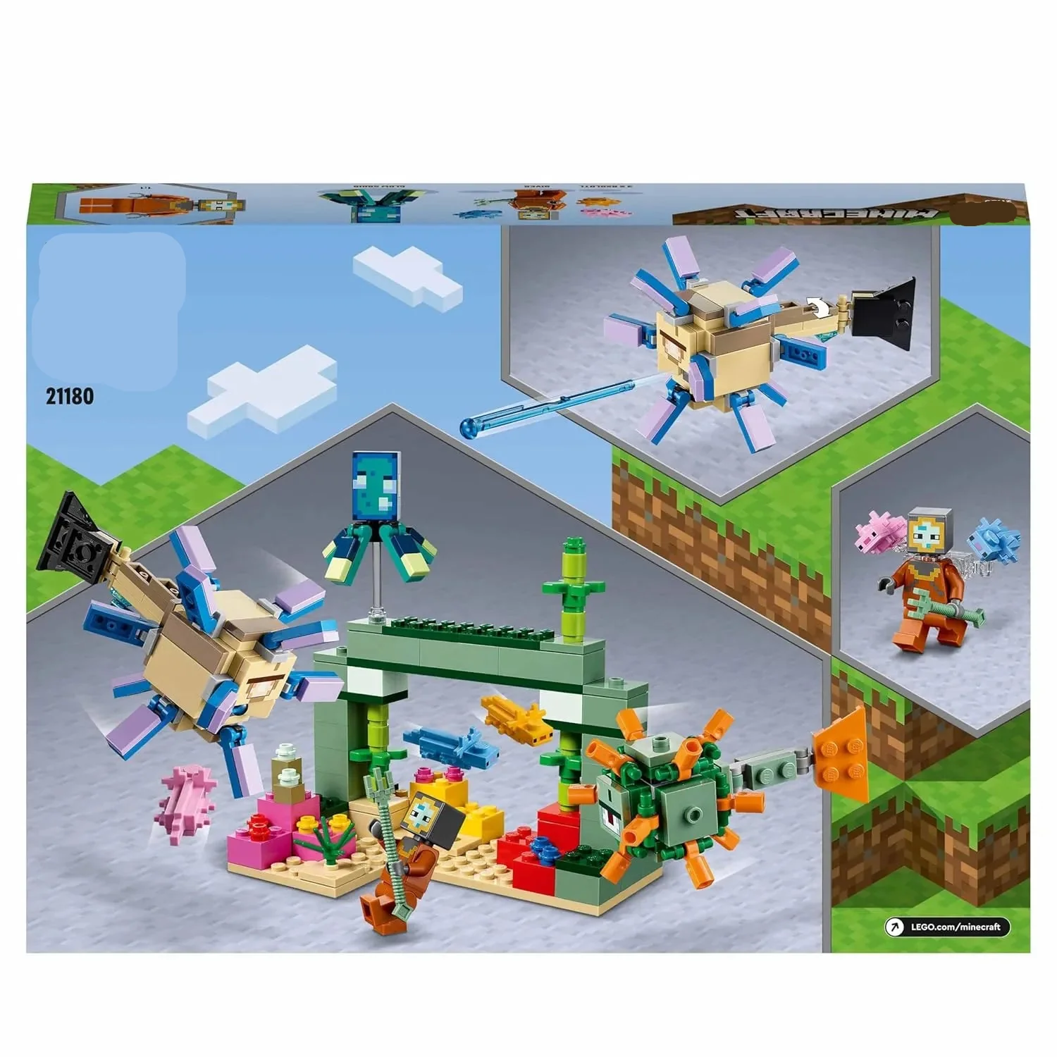 Minecraft The Guardian Battle Building Blocks (255 Pcs) - Image 2