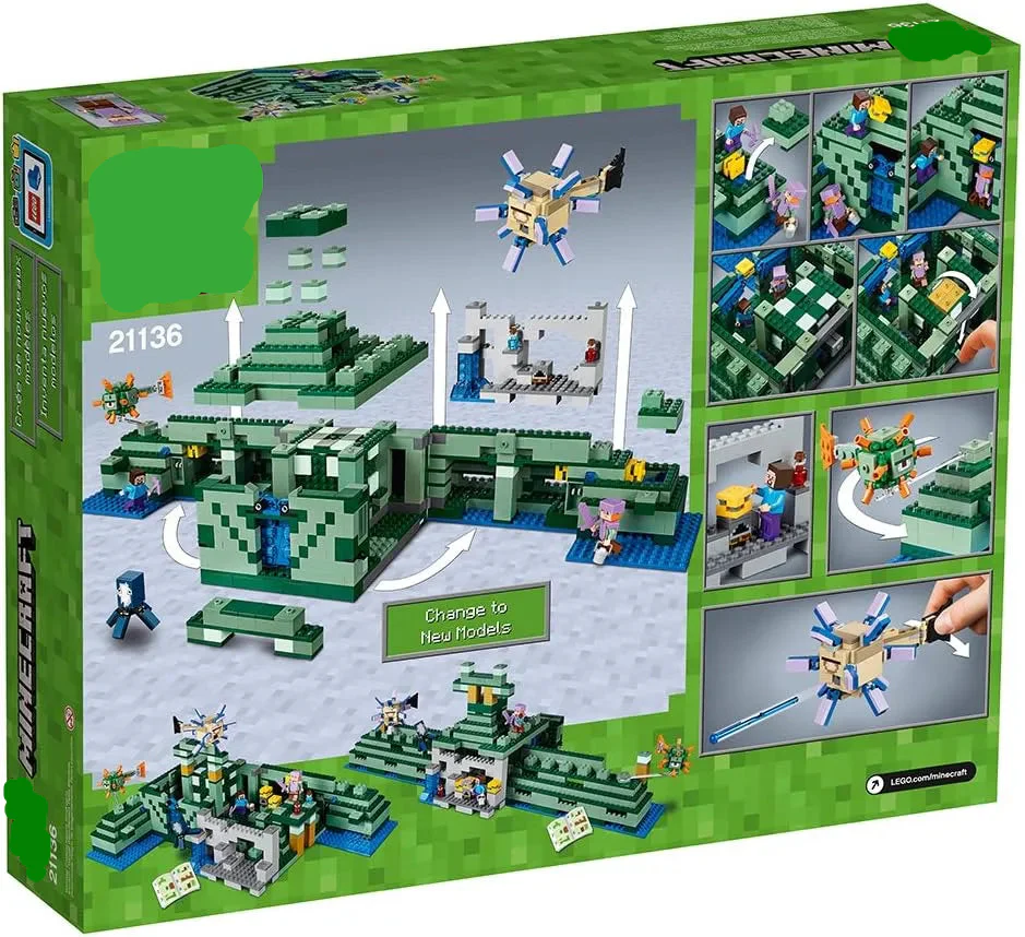Minecraft The Ocean Monument Building Blocks (1122 Pcs) - Image 3