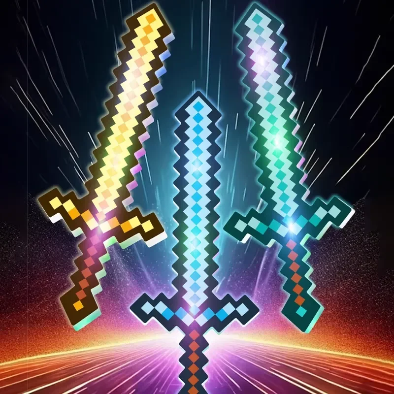 Minekraft Mosaic Sword Lamp - Image 2