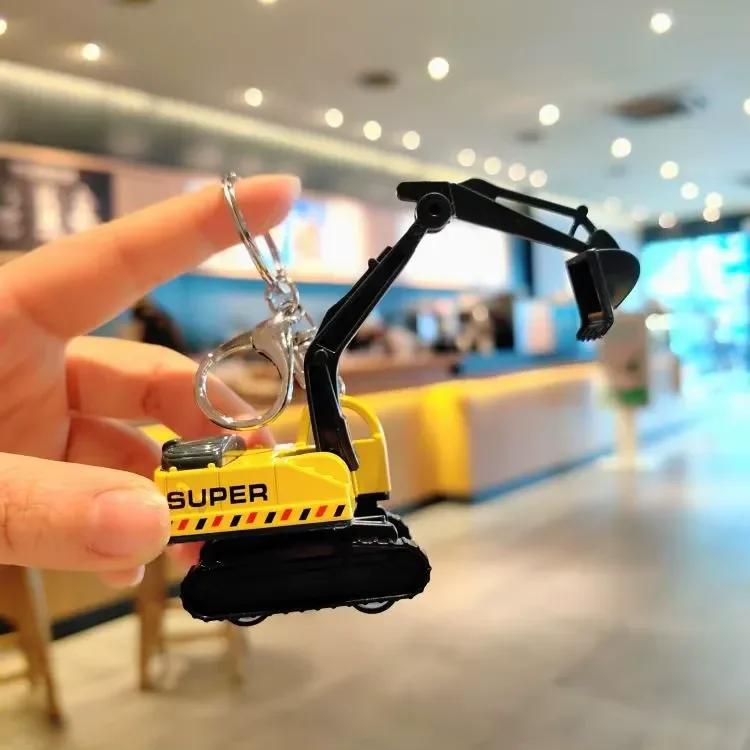 Mini Excavator Truck Pullback Keychain - Image 6