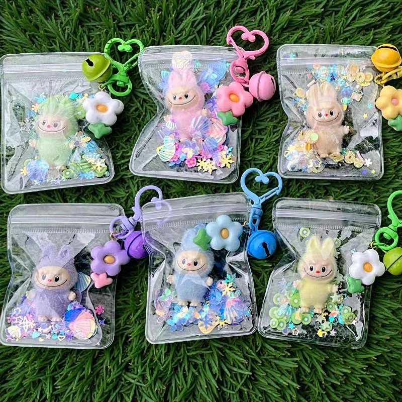 Mini Labubu Grain Pouch Keychain - Image 3
