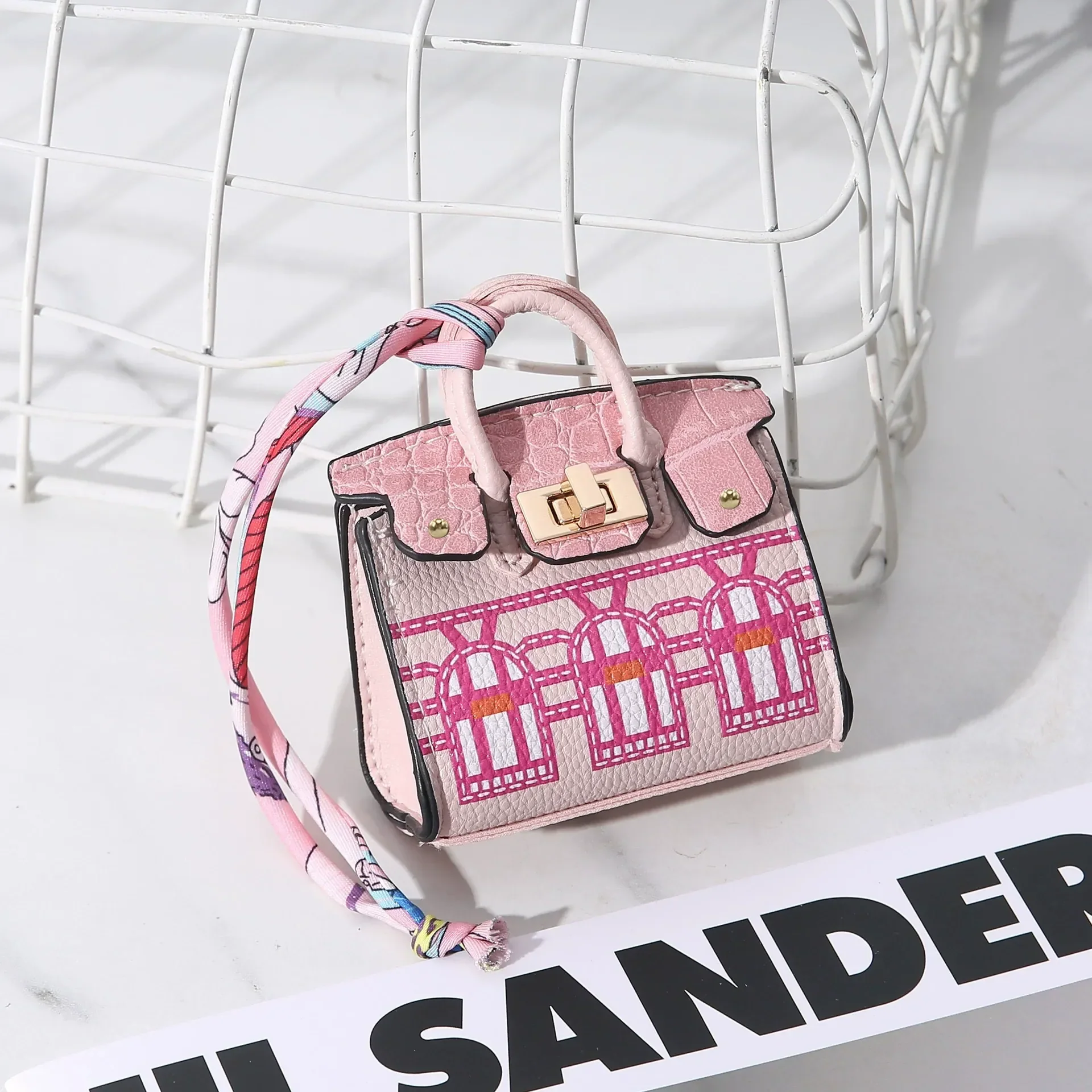 Luxe House Leather Bag Keychains - Image 28