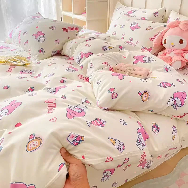 Minimalist Melody Cotton Bedding Set