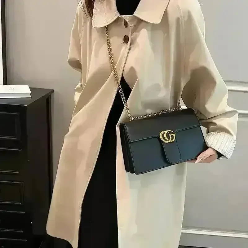 Minimalistic Double Buckle Handbag - Image 5
