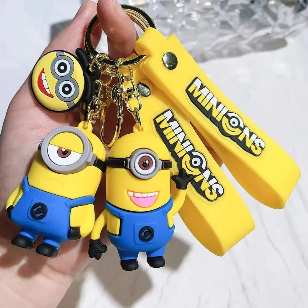 Smiley Minniuns 3D Keychain