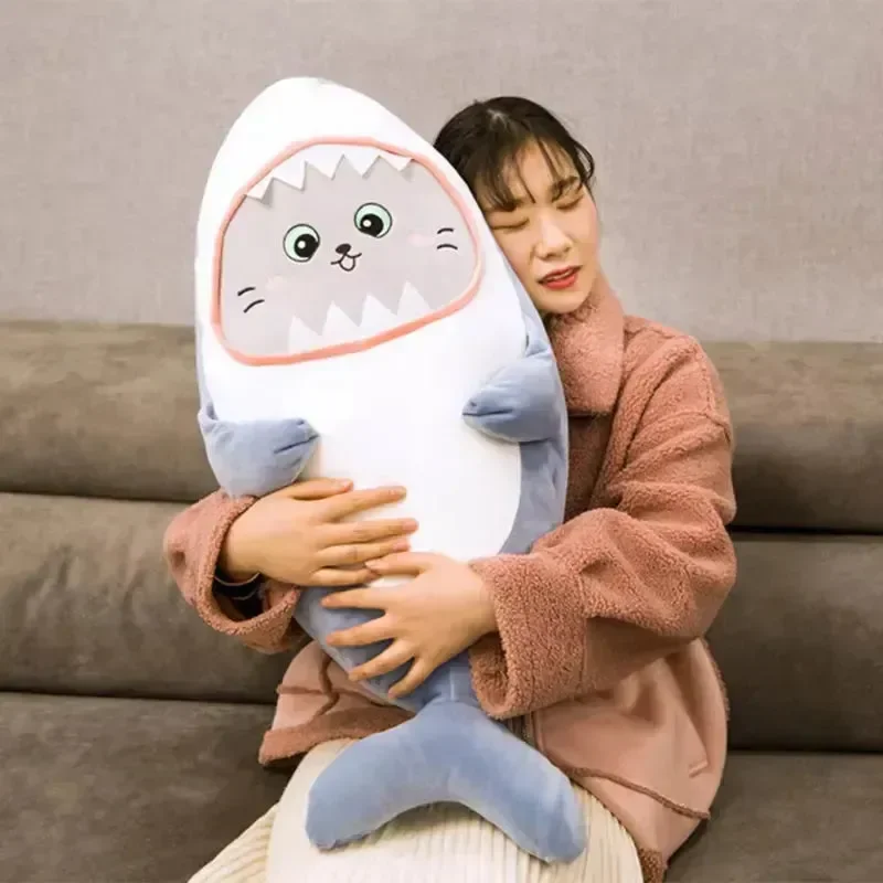 Mofusand Cat Shark Plush Pillow