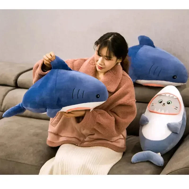 Mofusand Cat Shark Plush Pillow - Image 9