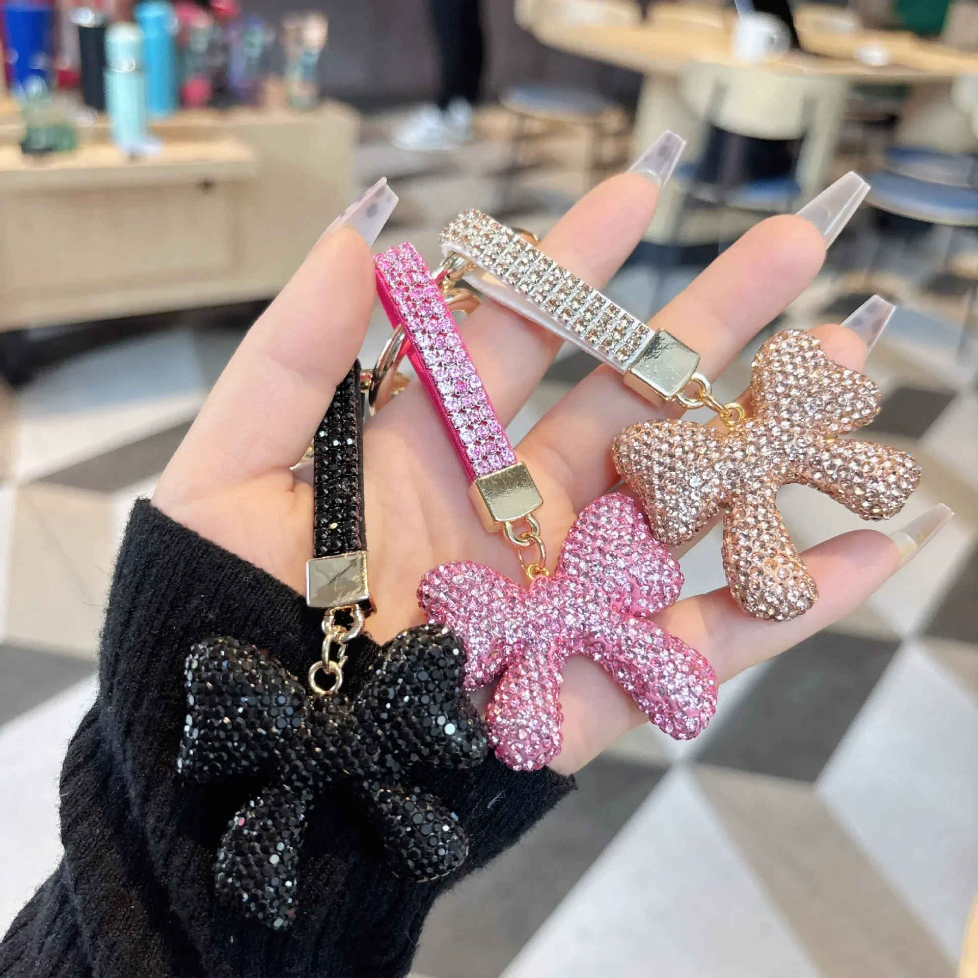 Monarch Sparkle Wings Luxury Keychain - Image 3