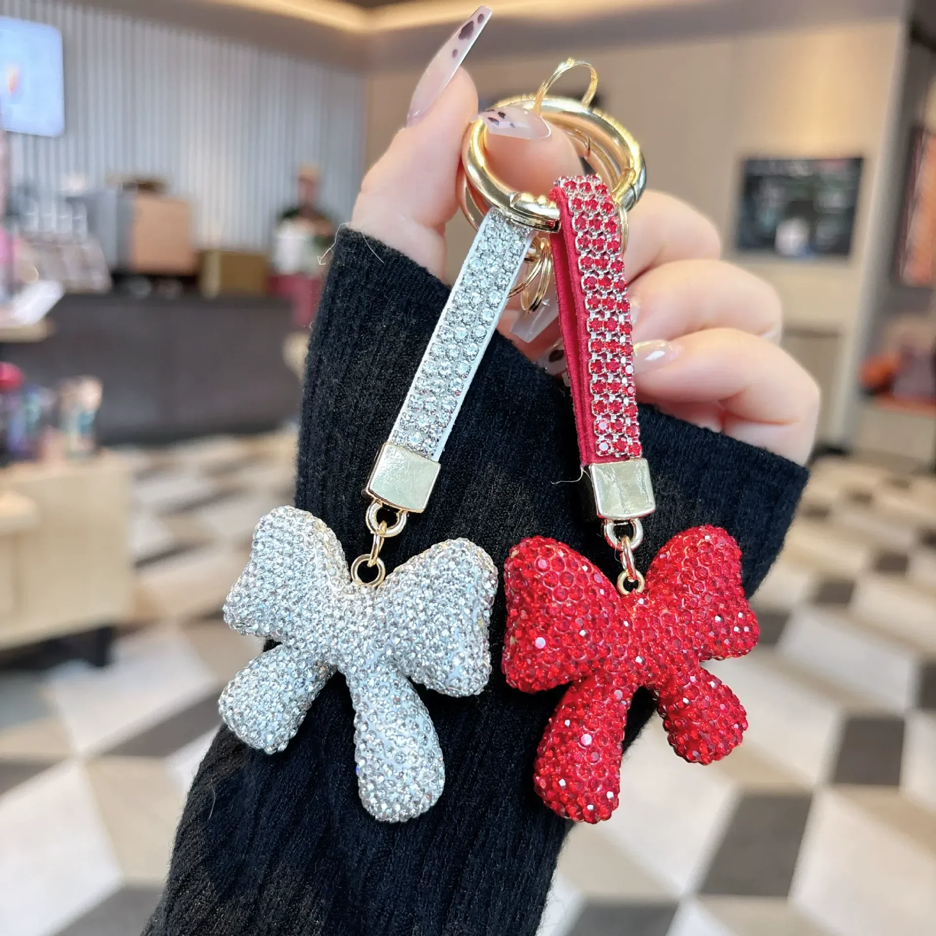 Monarch Sparkle Wings Luxury Keychain - Image 4