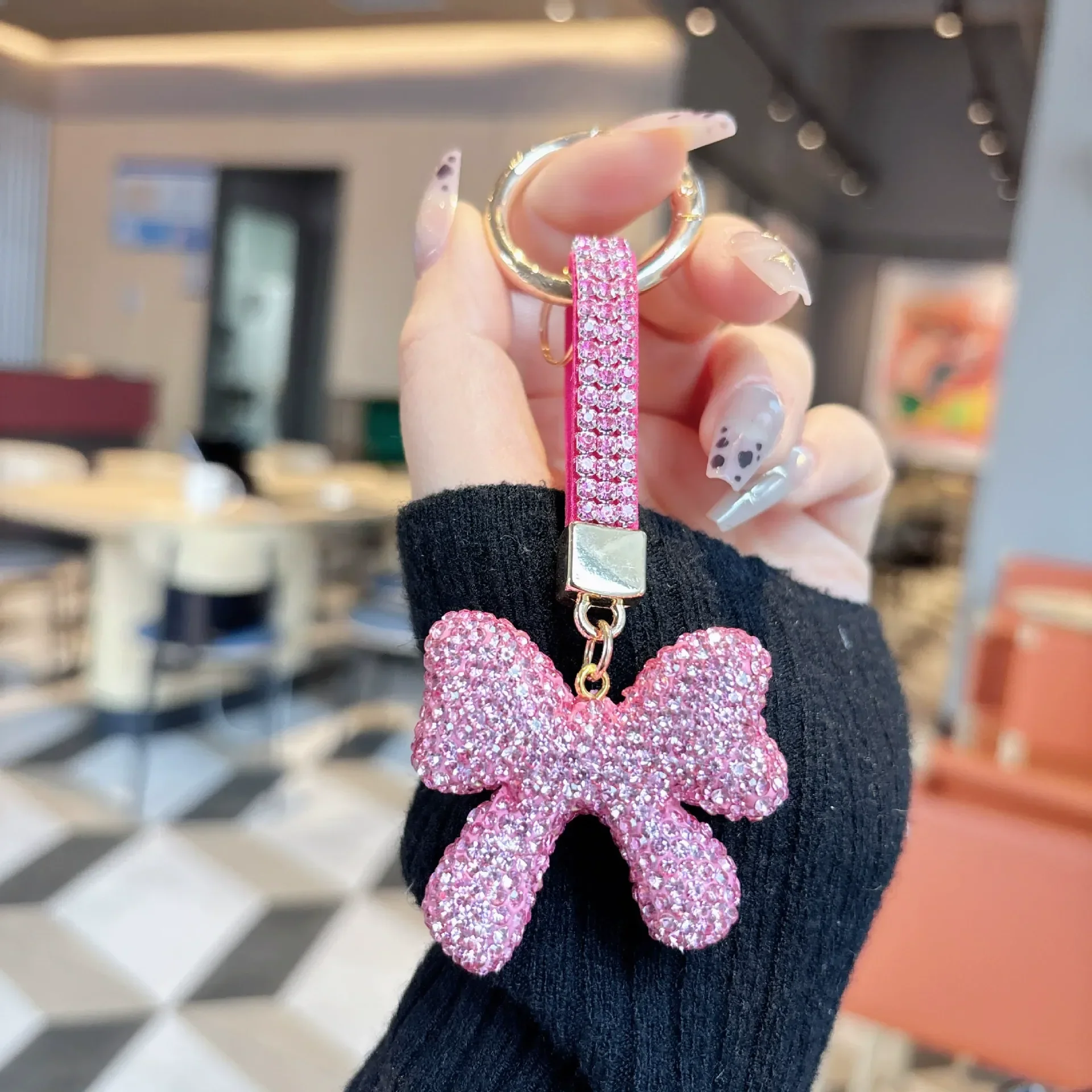 Monarch Sparkle Wings Luxury Keychain - Image 5