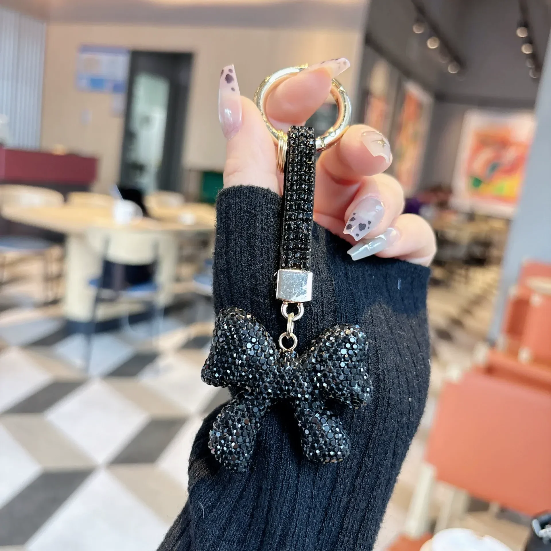 Monarch Sparkle Wings Luxury Keychain - Image 6