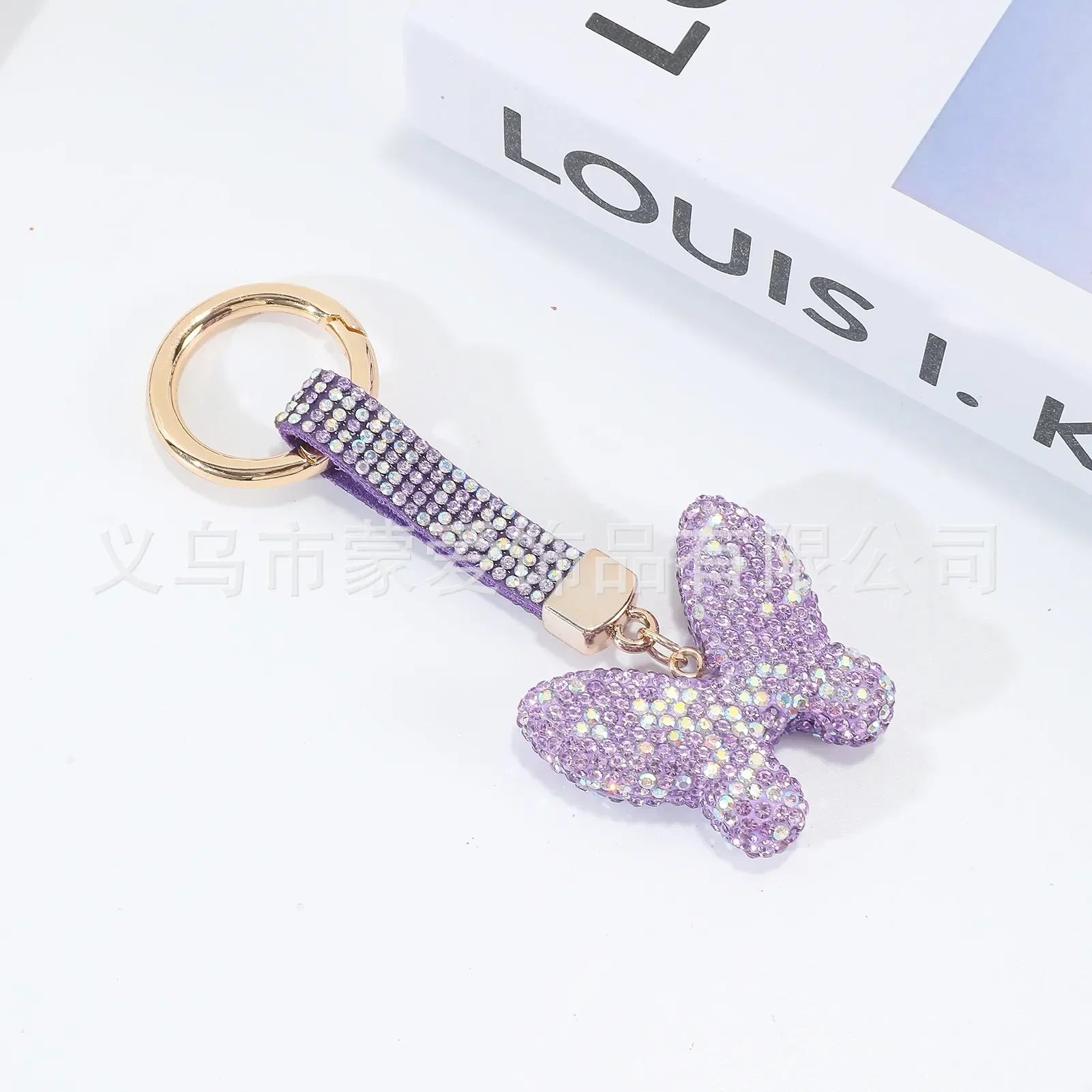 Monarch Sparkle Wings Luxury Keychain - Image 7