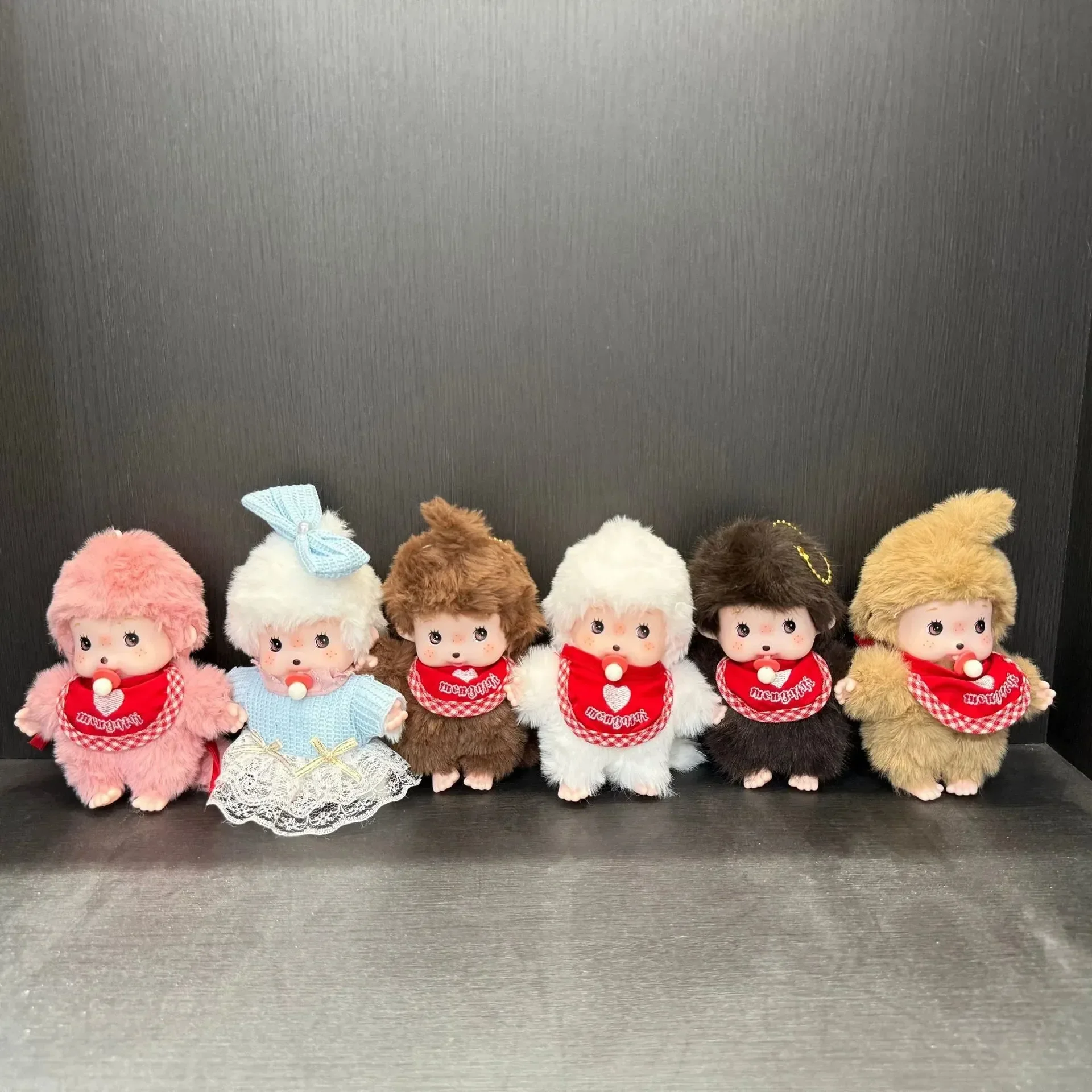 Monchhichi Bib & Pacifier Plush Keychain - Image 3