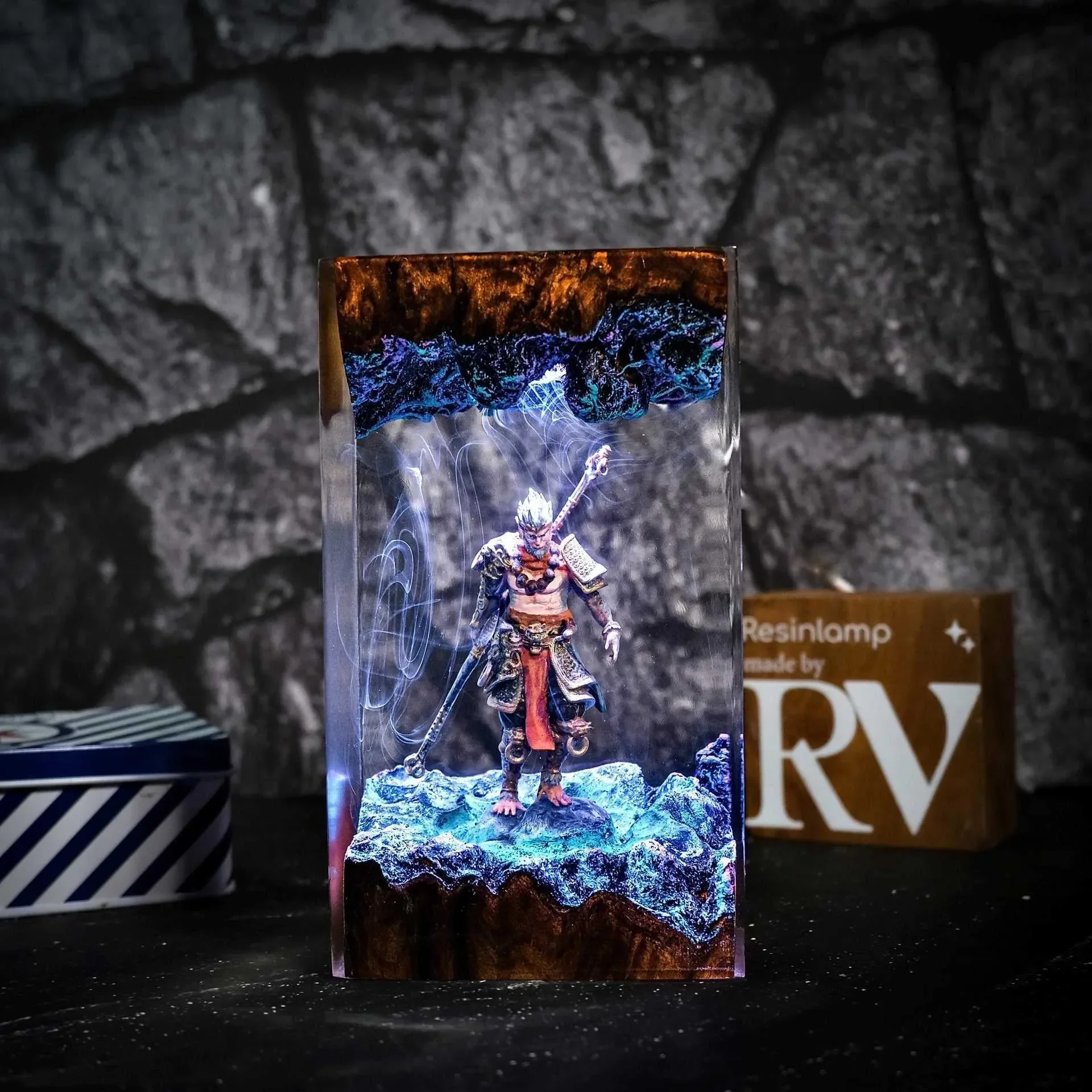 Monkey King's Glow Resin Night Light - Image 6