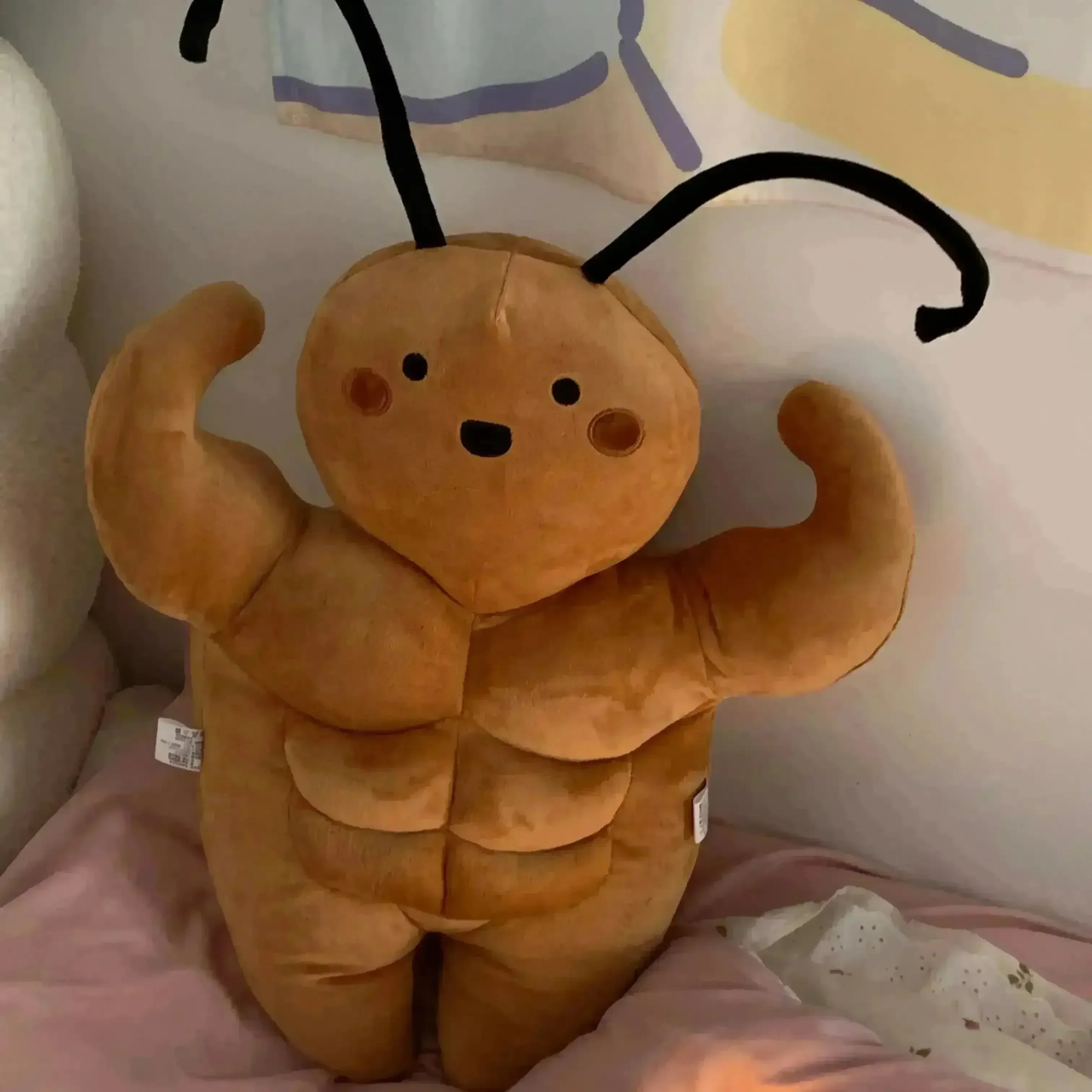 Muscular Cockroach Plushie