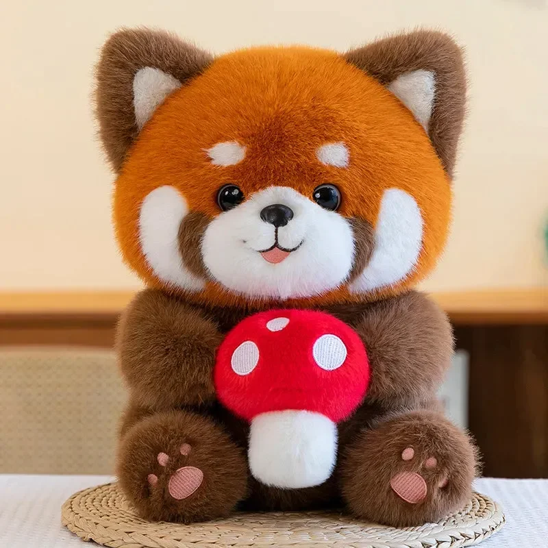Mushroom Muncher Red Panda Plush - Image 3