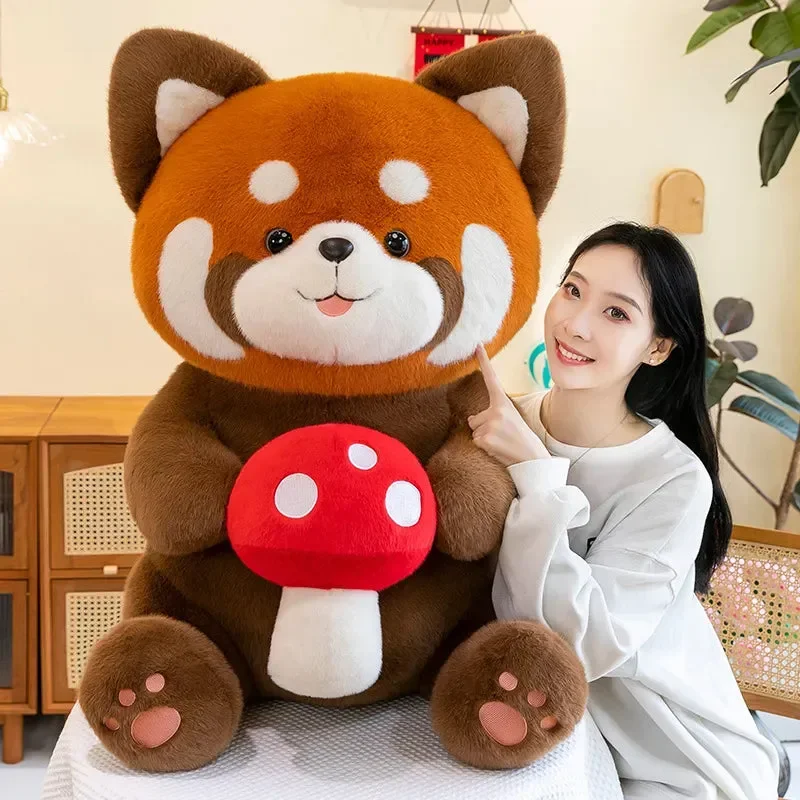 Mushroom Muncher Red Panda Plush - Image 6