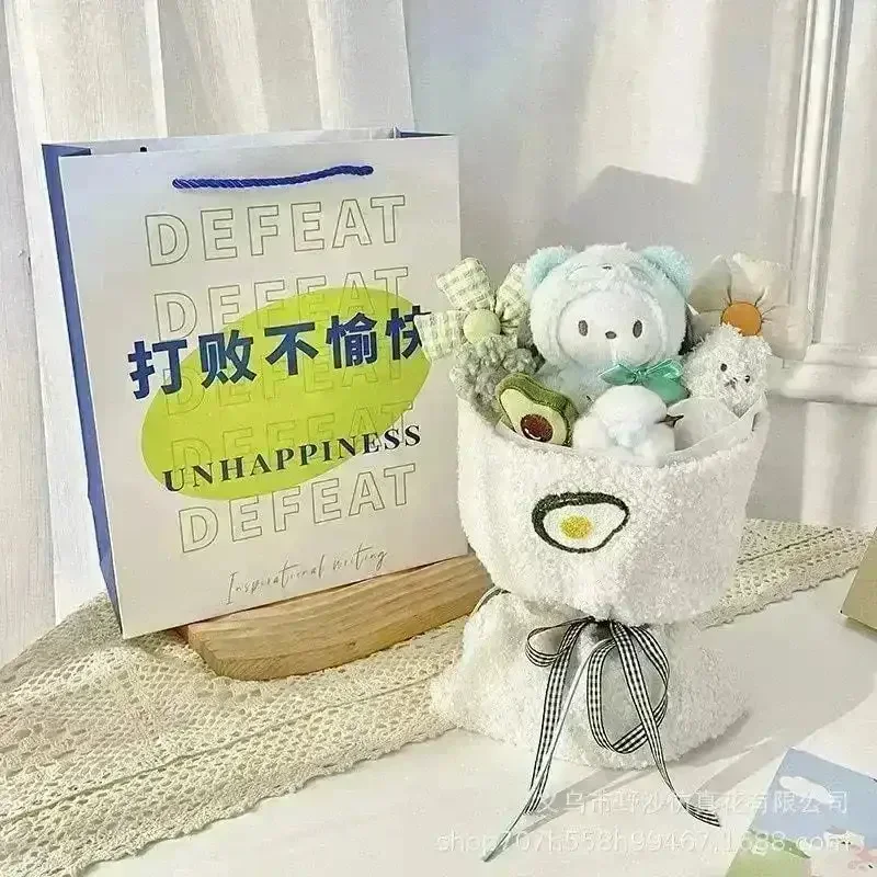 My Melody Kuromi Lotso Winnie Plush Doll Bouquet - Image 10