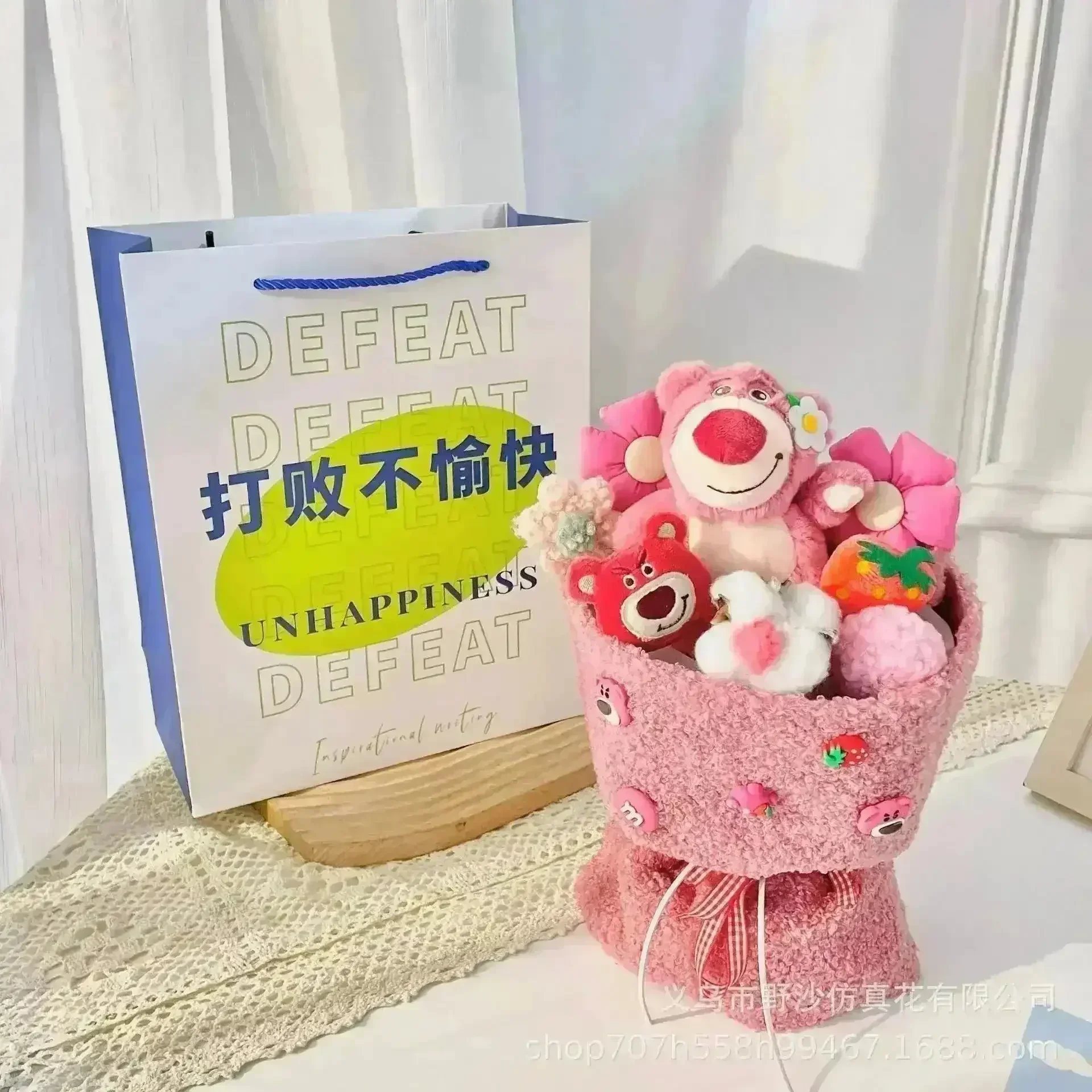 My Melody Kuromi Lotso Winnie Plush Doll Bouquet - Image 7