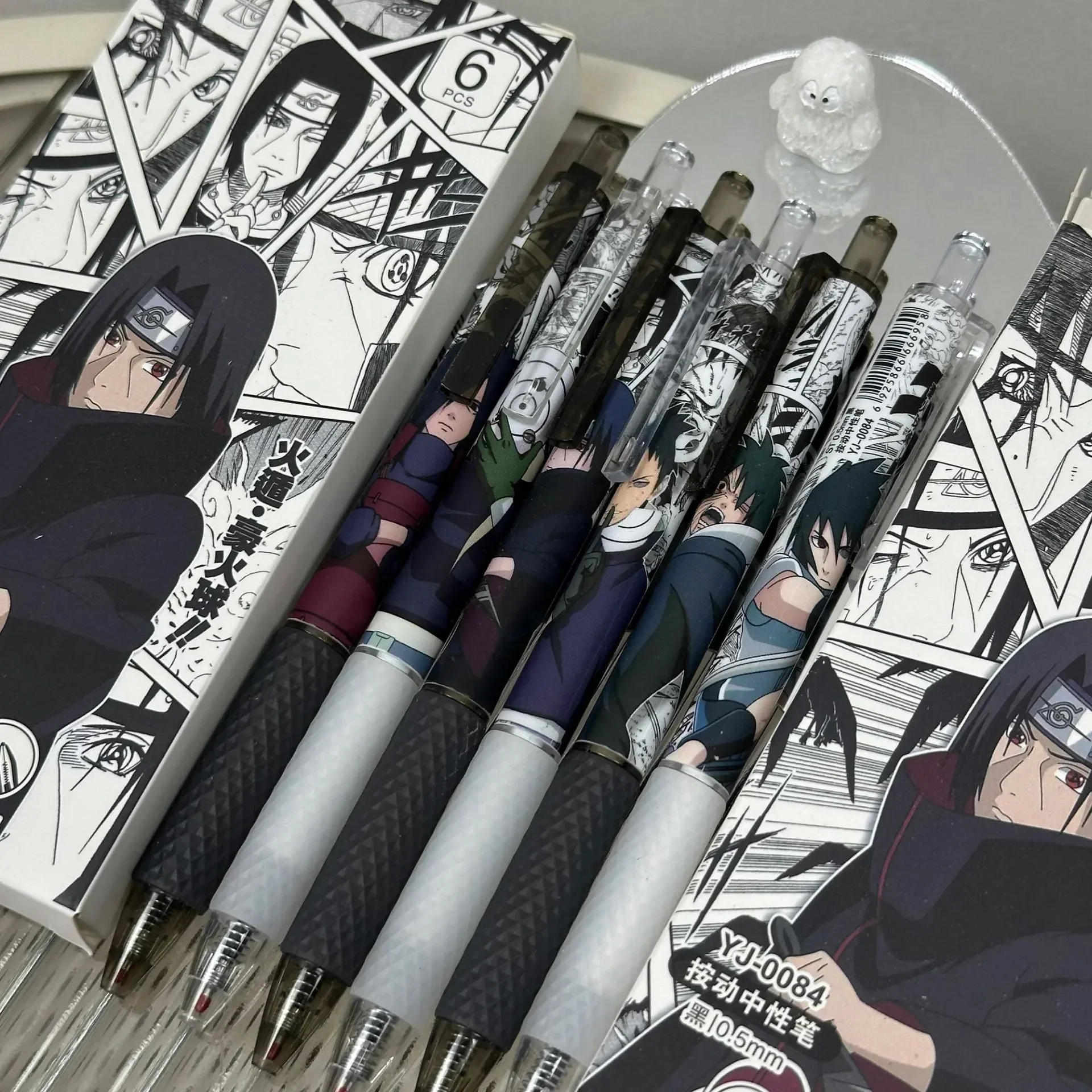 Naruto Uchiha Legacy Gel Pen (Set of 6) - Image 2