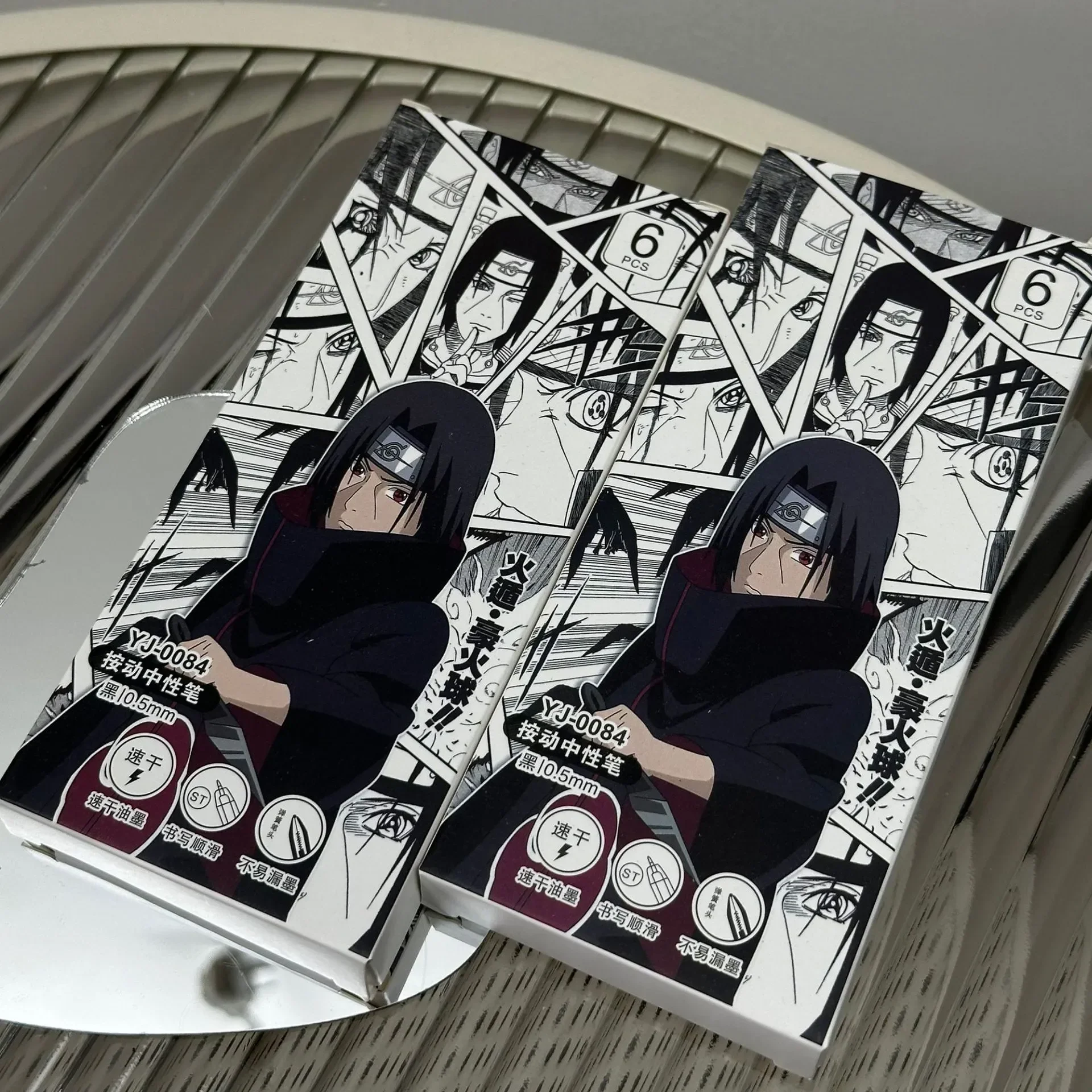 Naruto Uchiha Legacy Gel Pen (Set of 6) - Image 3