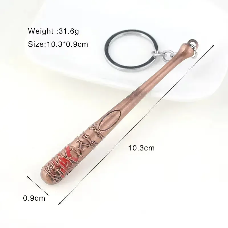 Negan Baseball Bat Metal Keychain - Image 13