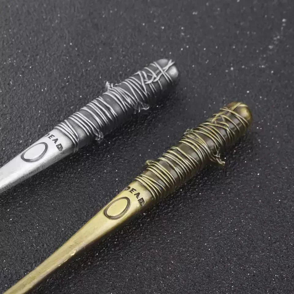 Negan Baseball Bat Metal Keychain - Image 5