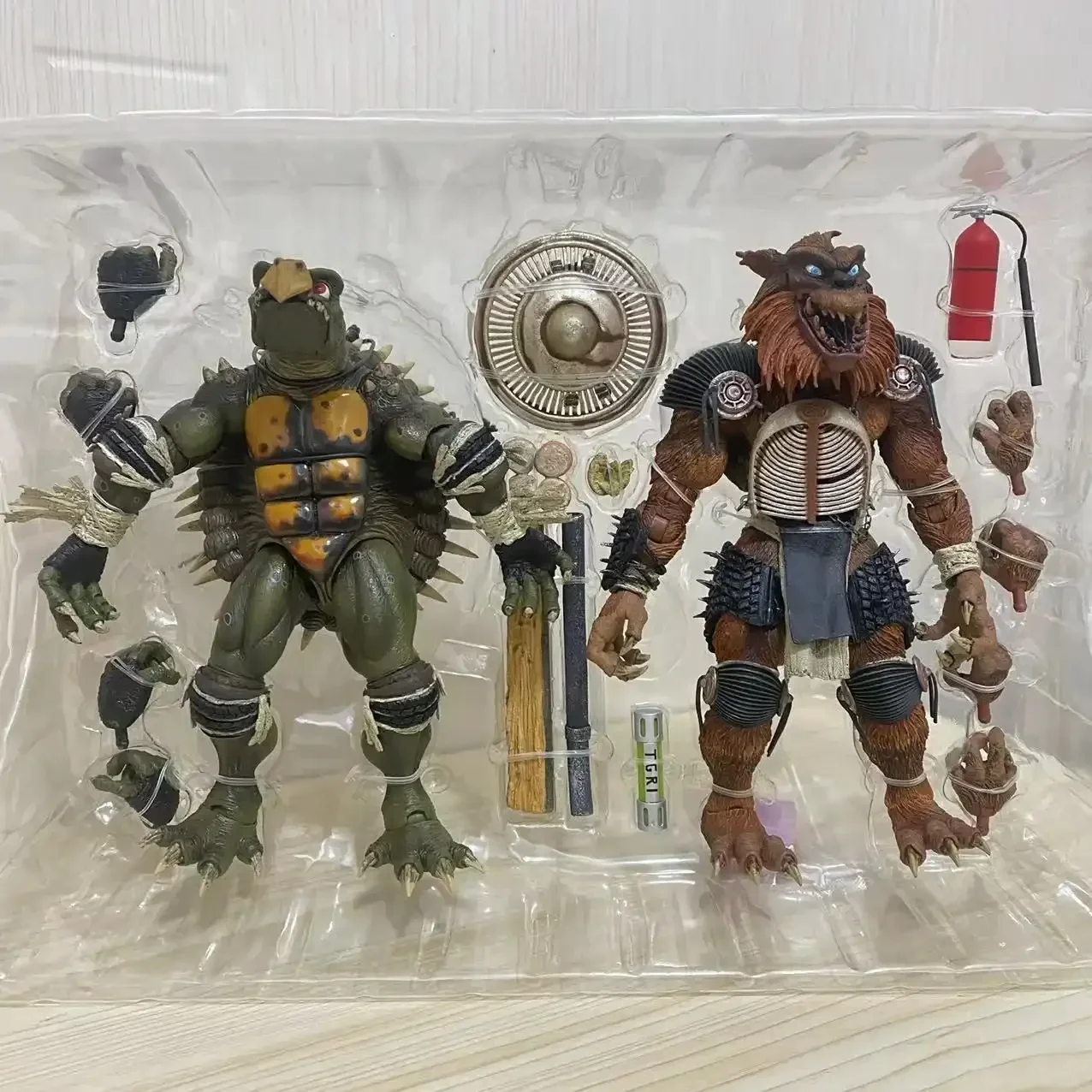 NEKA TMNT Tokka & Rahzar Figurines (18 cm) - Image 2