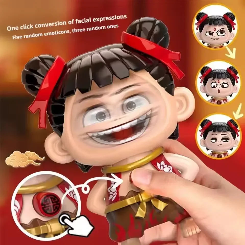Nezha Mood-Shift Expression Keychain - Image 5