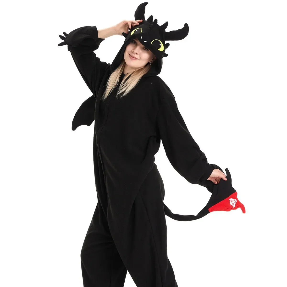 Night & Light Dragon Couple Onesies - Image 3
