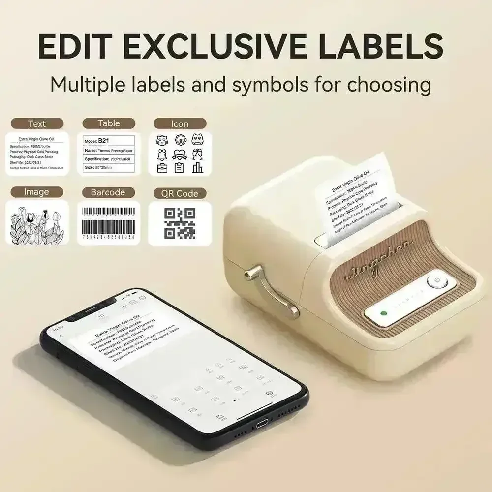 Niimbot B21 Portable Inkless Thermal Printer - Image 4