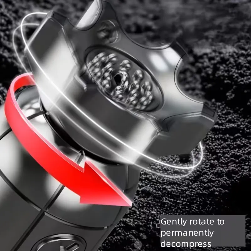 Nuclear Bomb Rotating Fidget Keychain - Image 2
