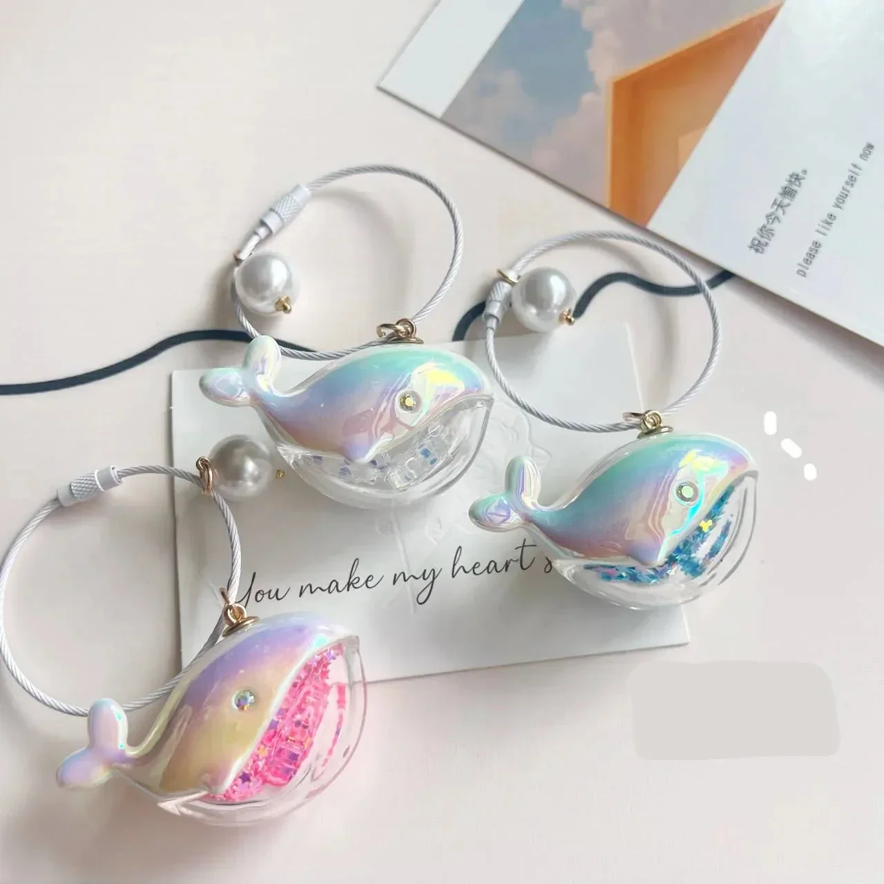 WIFTY Ocean Whisperer Whale Keychain - Image 13