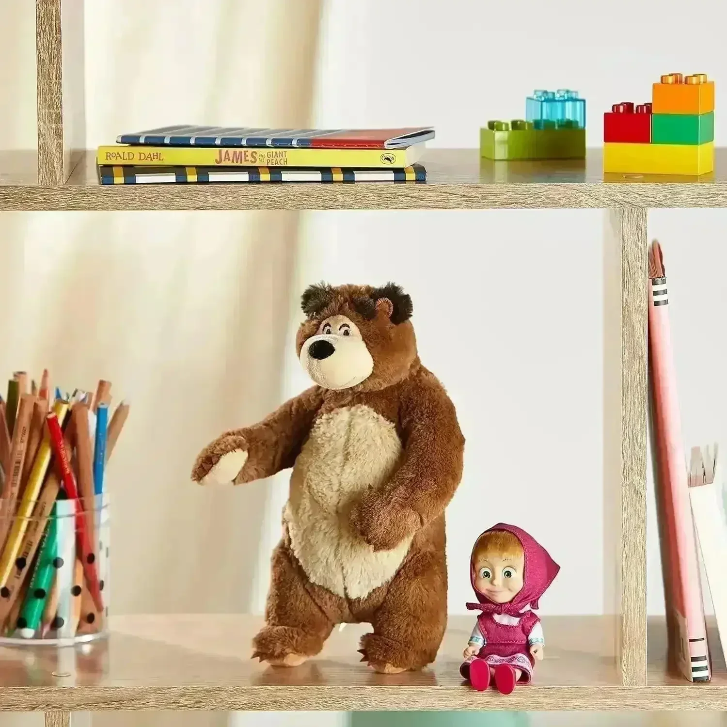 Official Masha & The Bear Plush Doll Set - Image 2